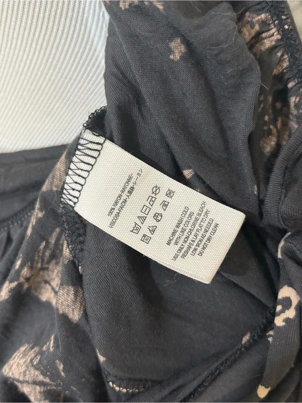 Free People Floral Wrap V-Neck Long Sleeve Top